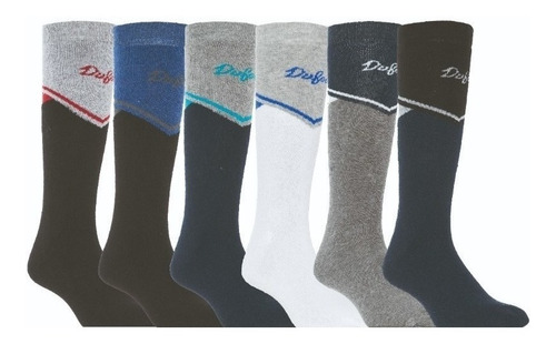 Imagen 2 de 5 de Medias Hombre Pack X 3 Dufour 3/4 Invierno Surtido - 2357
