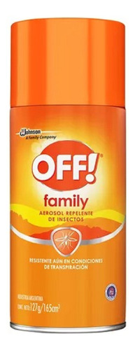 Off! Family Repelente Mosquitos Envase X 165 Cc Insectos