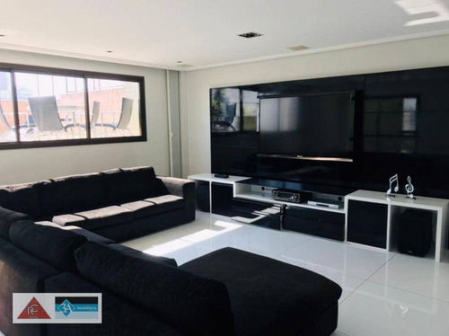 Imagem 4 de 30 de Cobertura Com 3 Dormitórios Para Alugar, 370 M² Por R$ 20.000,00/mês - Jardim Anália Franco - São Paulo/sp - Co0340