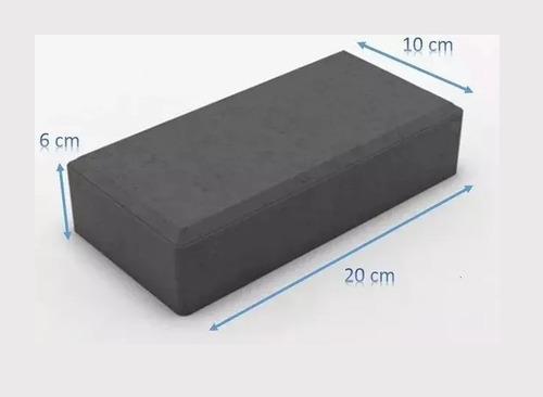 Forma Dupla Paver Tijolinho Piso De Cimento H6 20x10x6