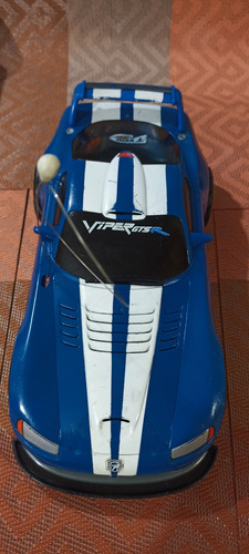 Carro De Radio Control Dodge Viper Gtsr De Tyco Rc Azul Capitán América (Usado)