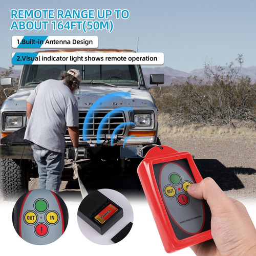 Kit De Control Remoto De Cabrestante Inalámbrico, Piezas De
