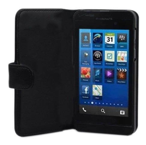 Estuche Forro Protector Case Cover Cuero Blackberry Z10