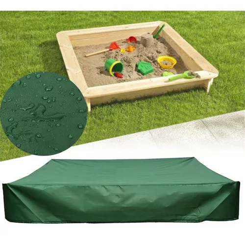 Cubierta De Caja De Arena 3d Con Cordón Impermeable A Prueba