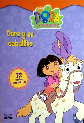 Libro Para Colorear 72 Pág- Dora La Exploradora - Nuevo