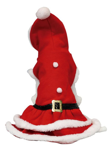 Disfraz Mascotas Vestido Claus Navidad Fiestas Decembrinas