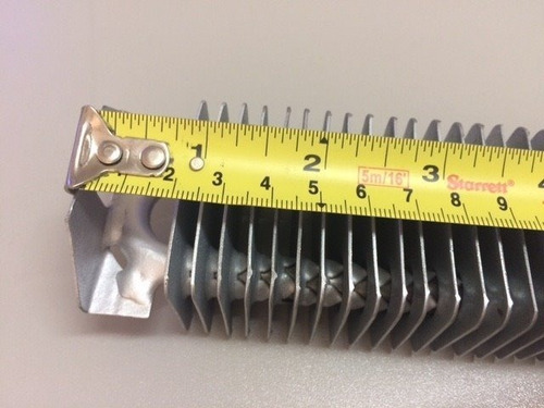 Imagem 4 de 5 de Resistência Aletada 700 V X 220 V = 300 Mm Comprimento