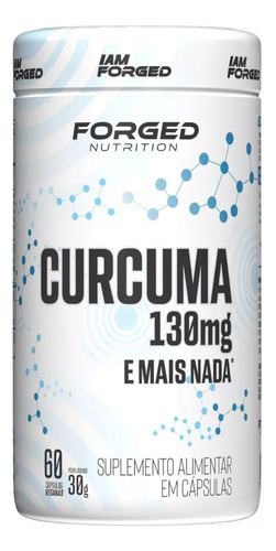 Curcumina 130mg 60 Vegan Caps - Forged Nutrition