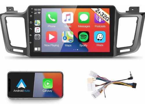 Radio Andorid Carplay Toyota Rav4 2013-2018