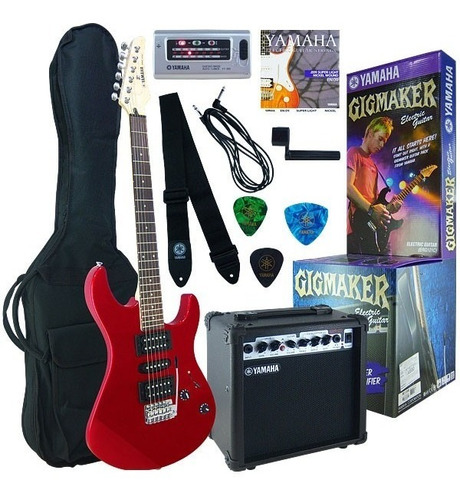 Guitarra Eléctrica Yamaha Erg121gp Iimr Kit Ampl/estuche/red