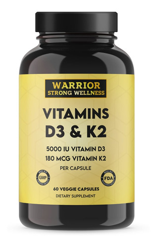 Warrior Strong Wellness - Suplemento Diettico De Vitamina D3