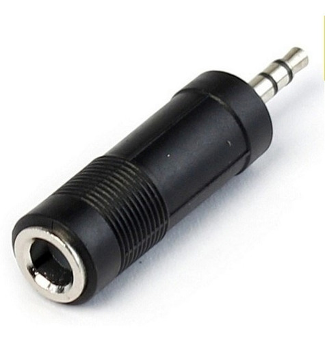 Imagen 1 de 3 de Adaptador Plug/ Jack 3.5 M/estereo A 6.5 H/estereo