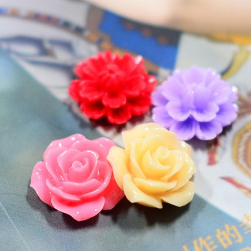 50 Piezas De Material Resina Accesorios Para Decoración