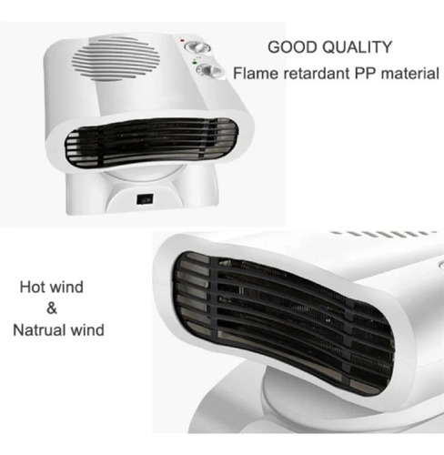 Imagen 5 de 9 de Estufa Calefactor Electrica 2000w Niva Nova Termoventilador