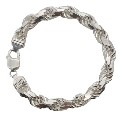 Pulsera Hombre Gruesa Turbillon Plata Ley 925 59,1 Gr.