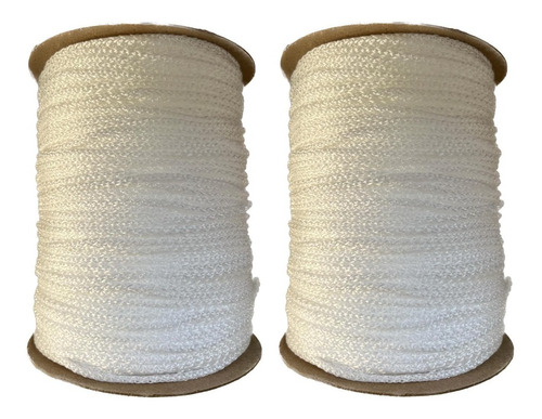 2 Pack Cordon Tejido Macrame 4mm Polipropileno 400m