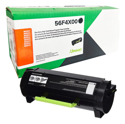 Toner Lexmark 56f4x00 Extra Alto Rendimiento