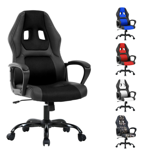 Silla De Juegos Sillas De Oficina Diseño Ergonómico Cómoda