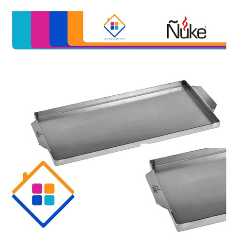 Plancha Bifera Ñuke 62 X 24 Cm Para Fogon Huapi 50 Y 70