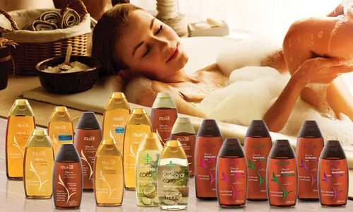 Kit 02 Óleo Corporal De Amêndoa Erva Doce 100ml Muriel