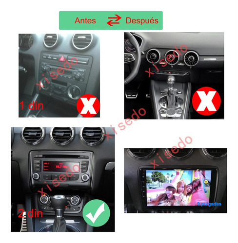 Estéreo Audi Tt 2006-2015 Android Carplay Gps Wifi 2+32 G