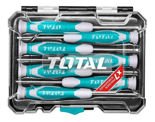 Imagen 1 de 1 de Juego De Destornilladores De Precisión Total 7 Piezas