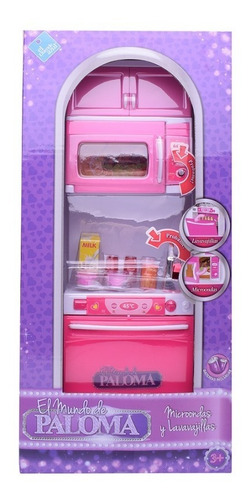 Imagen 1 de 9 de Cocina Con Microondas Linea Paloma O Barbie - El Duende Azul