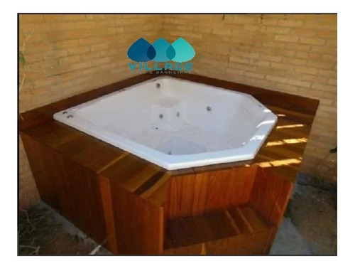 Spa Itaboraí Com Hidro + Aquecedor 1,70 X 1,70 Área Externa
