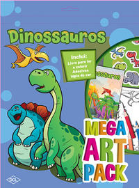 Libro Disney Mega Art Pack Dinossauros De Editora Dcl Dcl