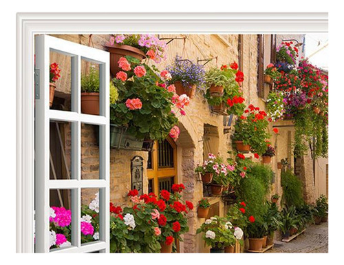 Vinilos Decorativos Para Ventanas Falsas, Diseño 50cmx70cm