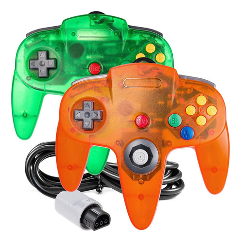 Controlador N64 Saffun 2 Joystick 10 Botones