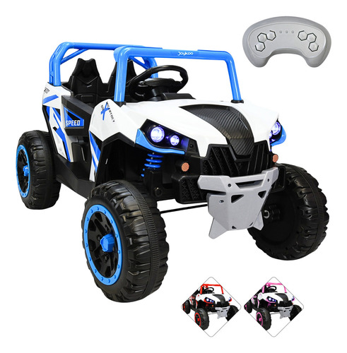 Montable Eléctrico Para Niños 4x4 Sonido Control Remoto 12v Azul
