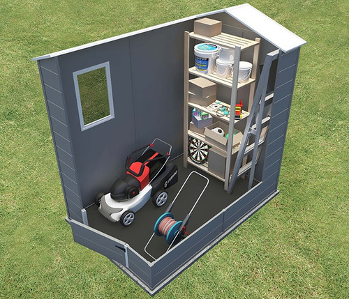 Bodega Caseta Resina Manor 4x6 S 130 X 192 X 198 Cm Keter