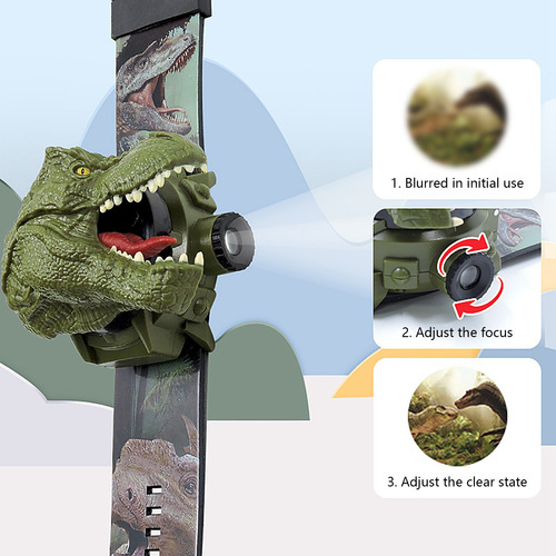 Reloj Educativo X Dinosaur Projection Watch Para Niños