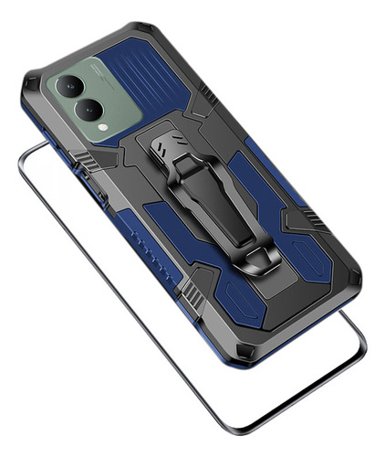 A Funda Para Vivo Y17s Metal Antisísmico Tener Vidrio