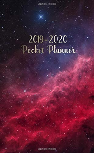 20192020 Pocket Planner Galaxy Agenda With Phone Book, Passw
