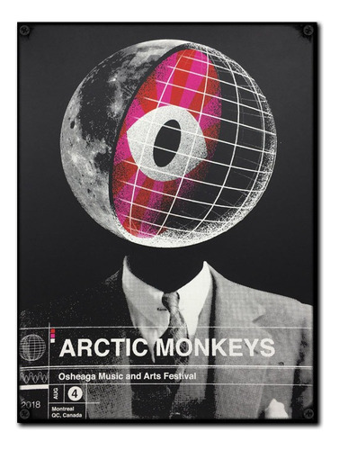 #1141 - Cuadro Decorativo Vintage - Arctic Monkeys Poster 