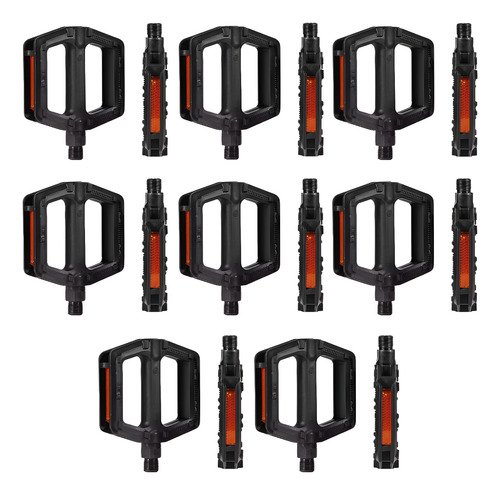 8 Par Pedal Nylon Plataforma Bike Rosca Grossa 9/16 S/esfera