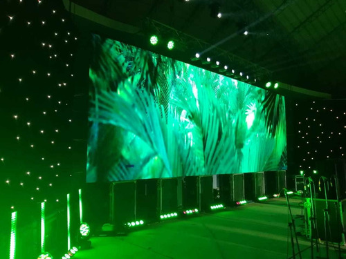 Alquiler De Pantalla Led Gigante P2 Y P3 Estructura Truss