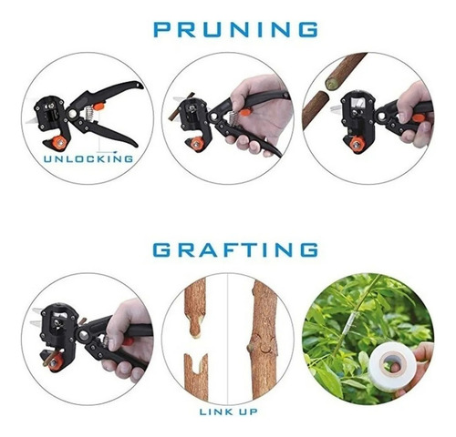 A 2pcs Alicate De Poda De Jardim/máquina De Poda De Enxerto