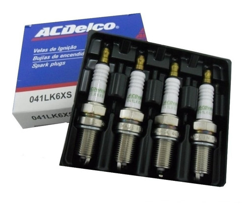 Kit X4 Bujias Acdelco Chevrolet Vectra 2.4 16v Originales