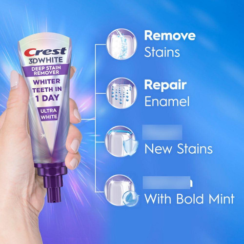 Pasta De Dientes Crest 3dwhite Brilliance 88g Remueve Mancha