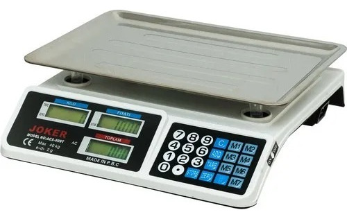 Balanza Digital Recargable De Mercado Hasta 40kg