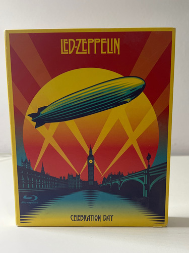Box Blu Ray + Cd - Led Zeppelin - Celebration Day Edição Limitada (Usado)