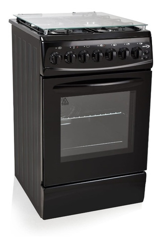 Cocina Delne Combinada 3+1 Te 5631 Black 50 Cm Albion