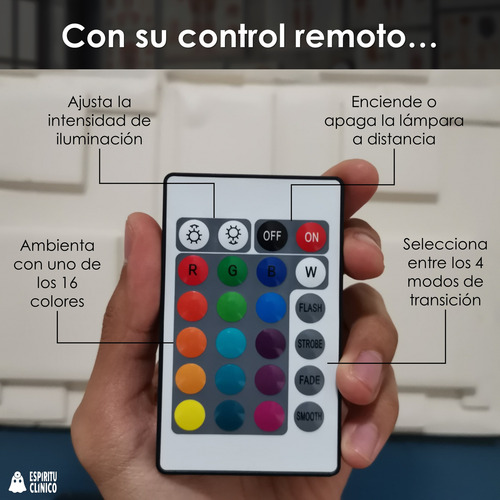 Lámpara Acrílica Molécula Adn 3d Genética Química 16 Colores
