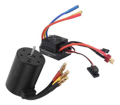 Motor Sin Escobillas Para Coche Rc 1/8 1/10 Resistente Al Ag