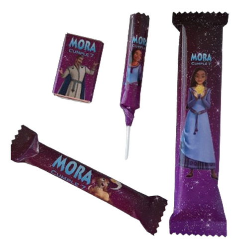  Golosinas Personalizadas Wish Candy Bar Para 10 Nenes