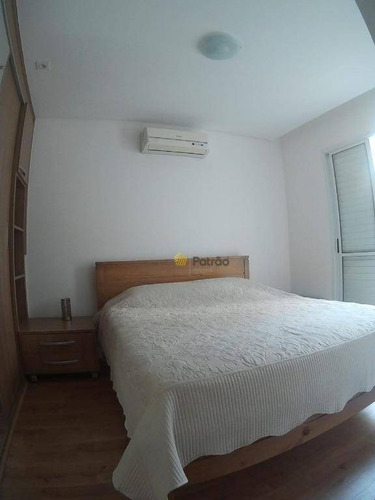 Apartamento Com 2 Dormitórios À Venda, 62 M² Por R$ 370.000 - Vila Caminho Do Mar - São Bernardo Do Campo/sp - Ap3122