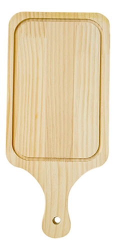 Placa De Corte De Madeira Servindo Bandeja De Bolo, M